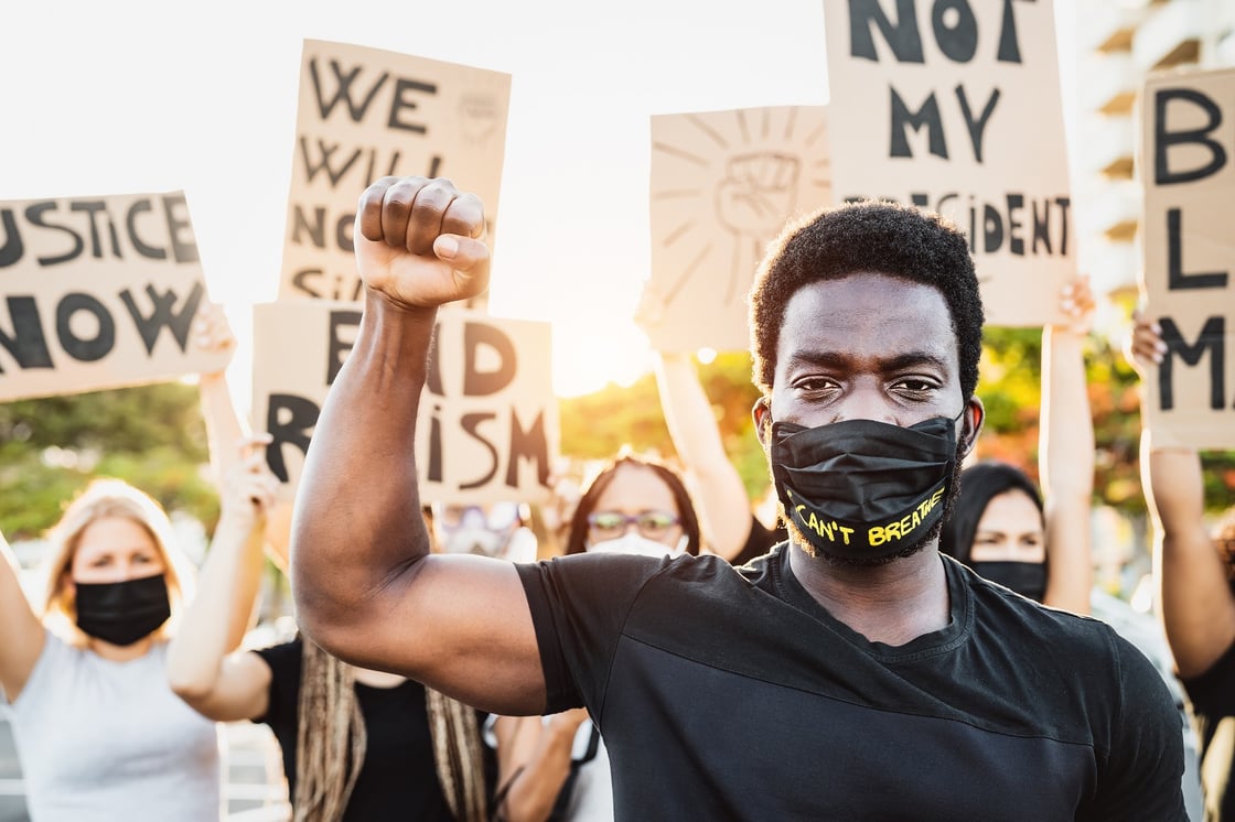 BLM-protest