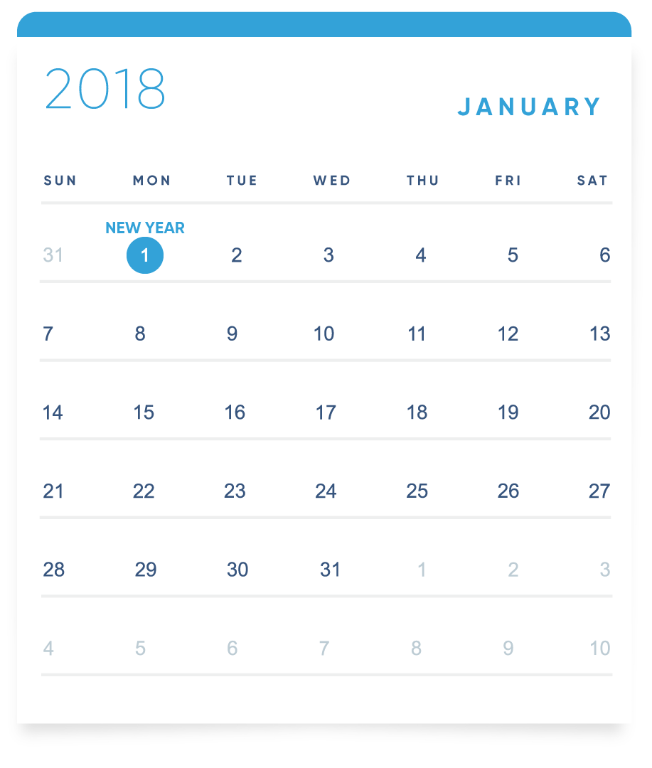 EBANX Holiday Calendar January EBANX Holiday Calendar January