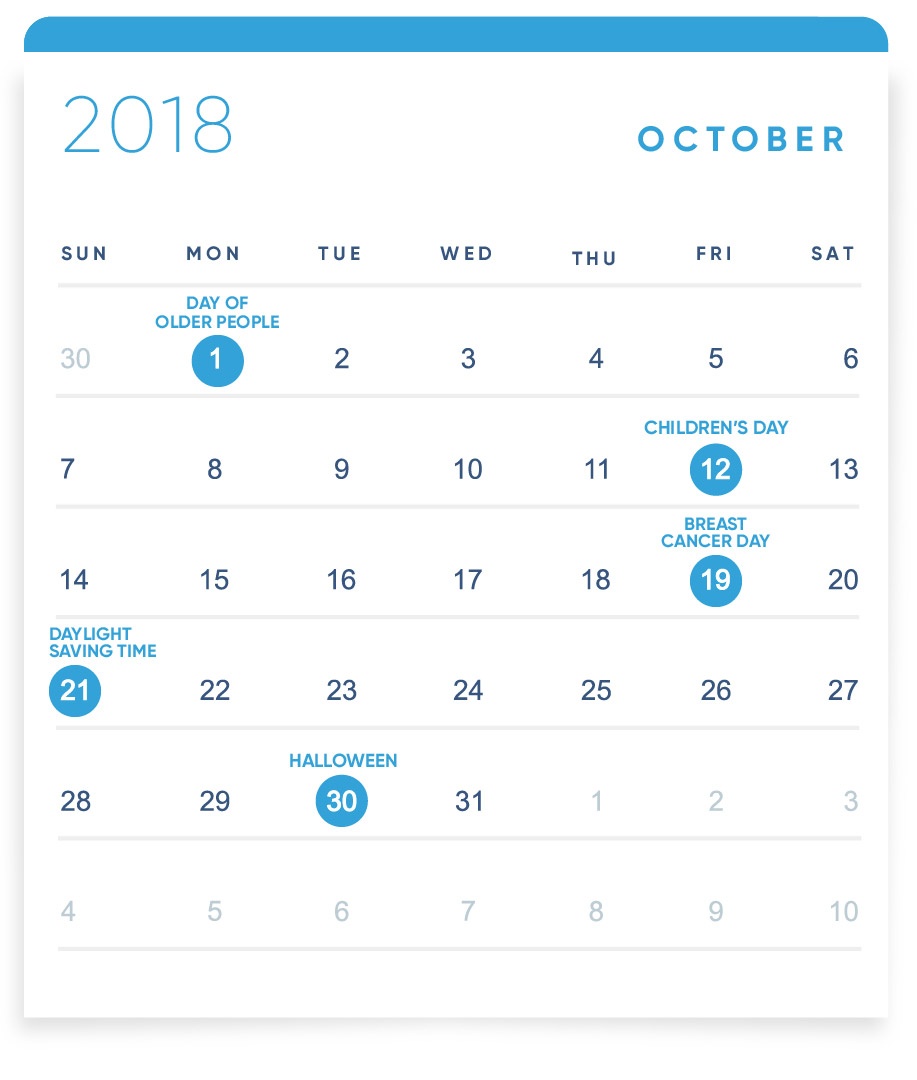 EBANX Holiday Calendar October EBANX Holiday Calendar October